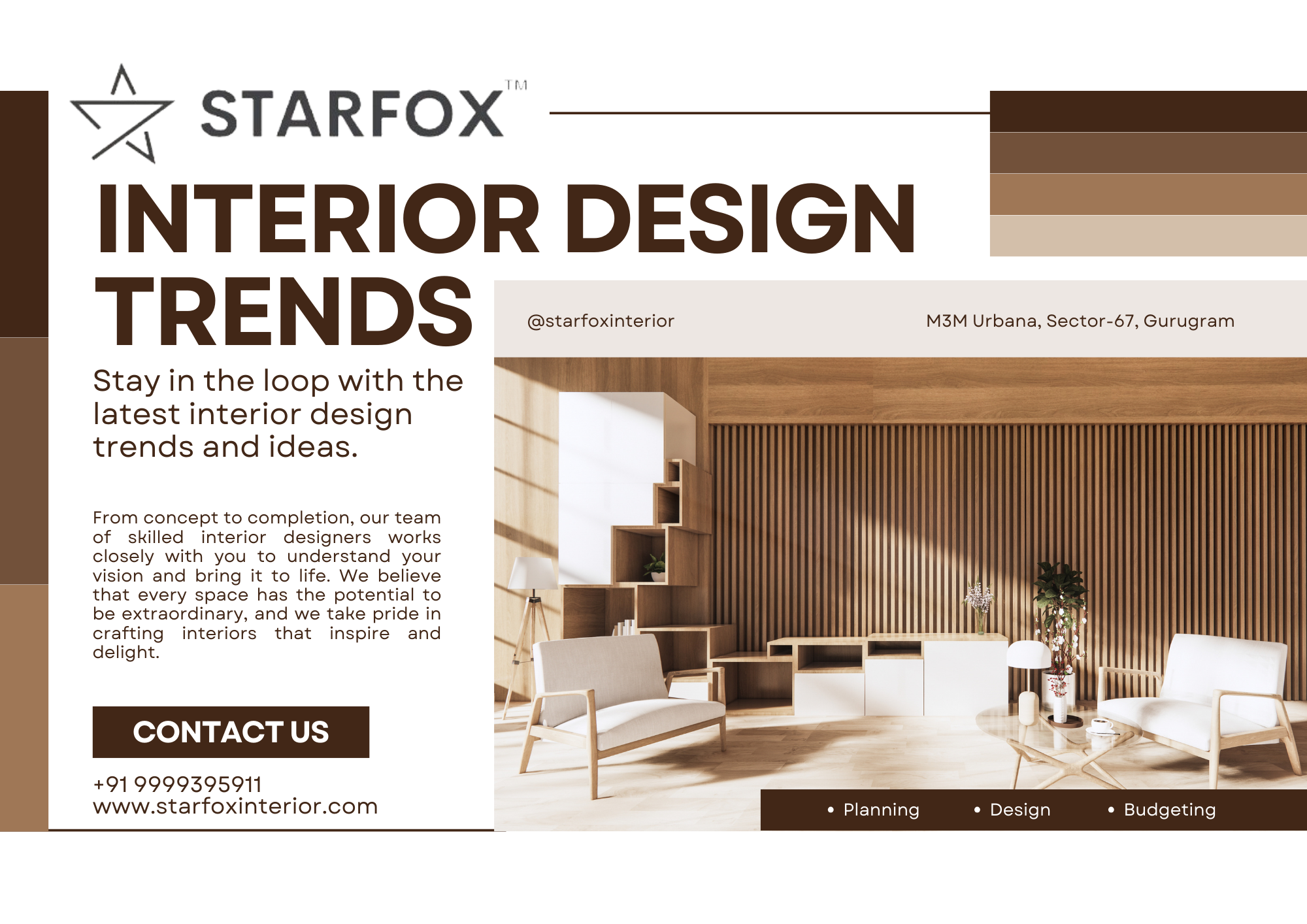 Best Interior design trends by Star Fox Interior